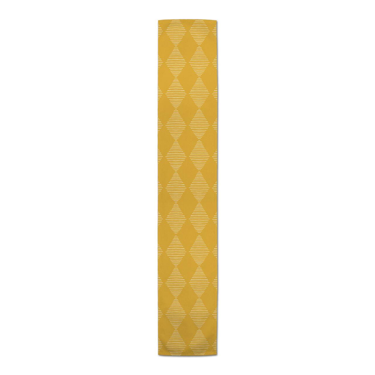 Line Diamonds Indoor/Outdoor Table Runner